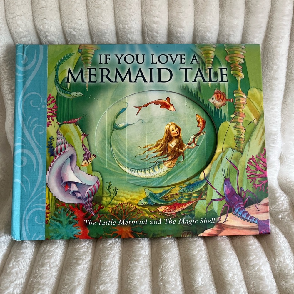 If You Love a Mermaid Tale Hardcover Picture Book - Green Teal
